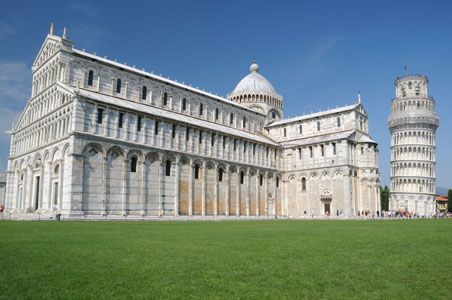 Duomo and famous Leaning Tower of Pisa